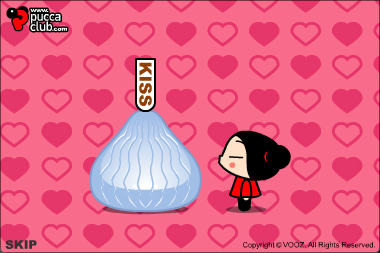 Pucca - Kiss E-Card 2