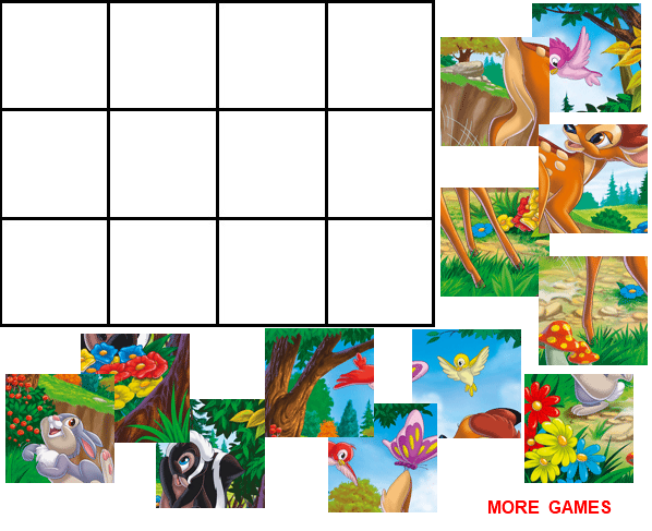 Bambi Meets a Butterfly Jigsaw