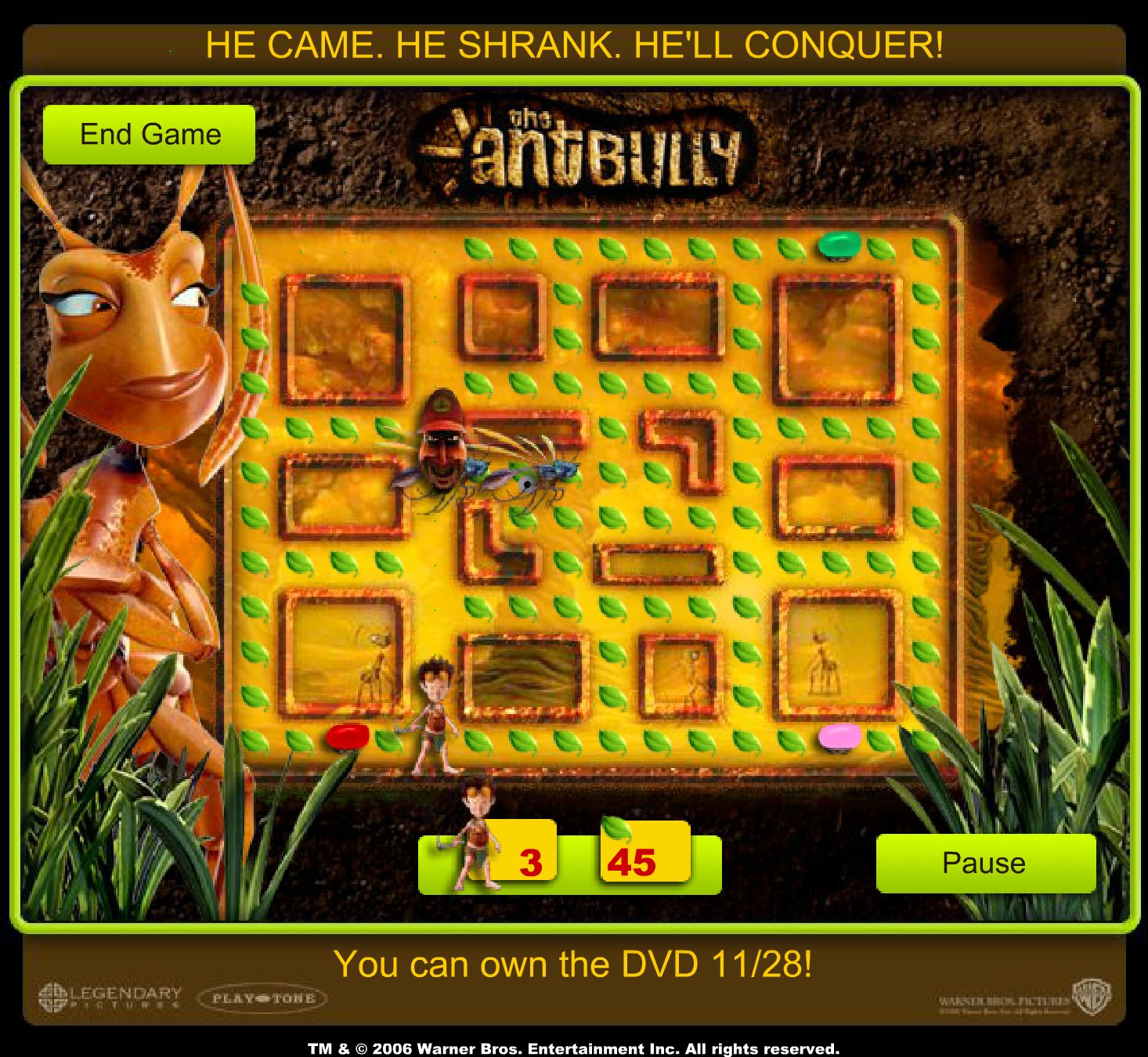 The Ant Bully Forage Scavenger Game