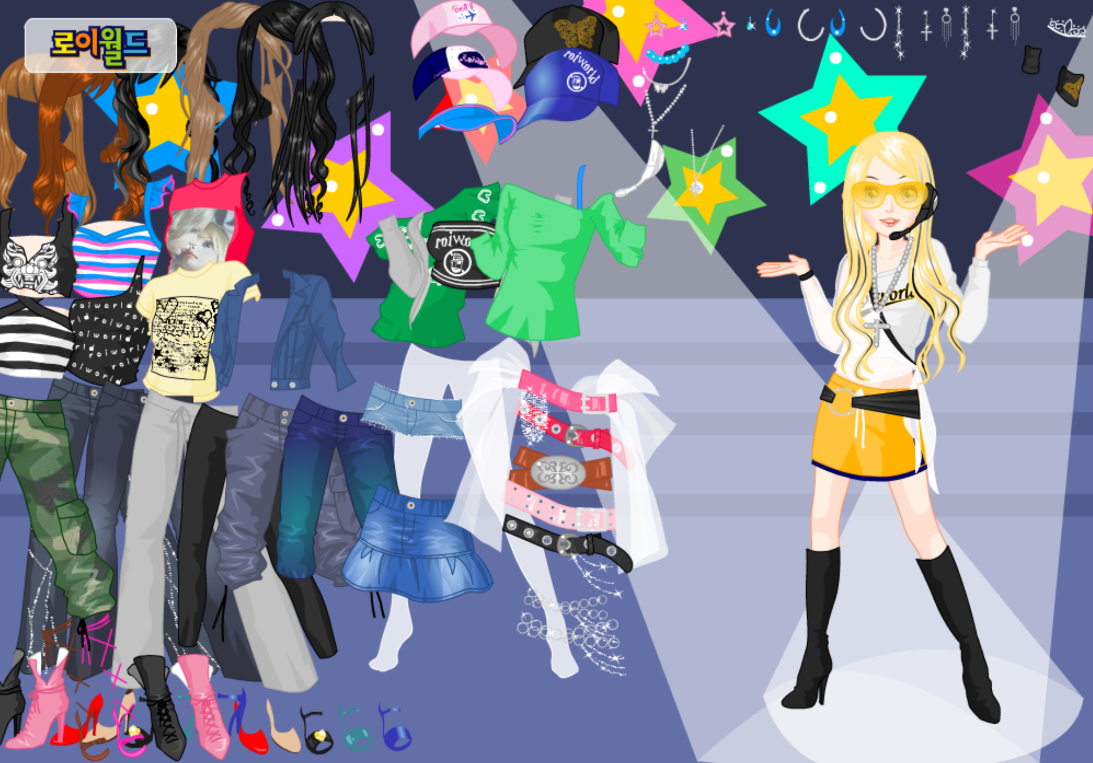 Roiworld Pop Star Dressup