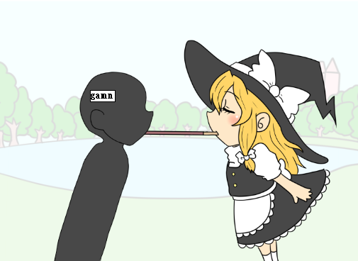 魔理沙とPocky Game