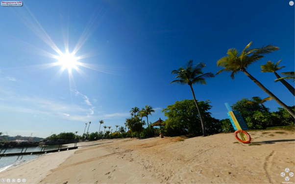 Sentosa - Siloso Beach Virtual Reality Image