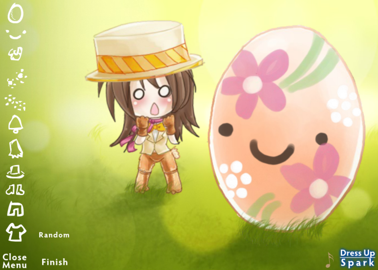 Happy Easter Flash Dress Up Game