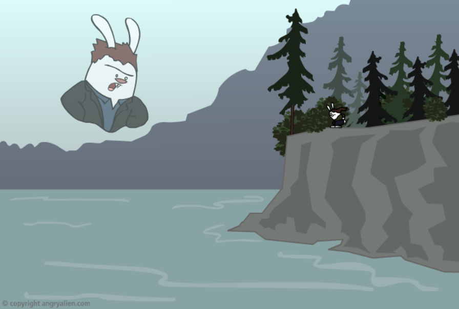 New Moon in 30 Seconds (and Re-Enacted by Bunnies)