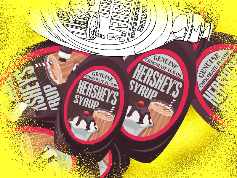 Hershey's Syrup Screensaver