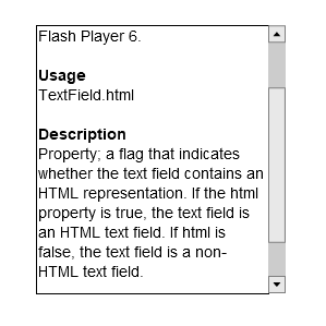 HTML Link In Textfield