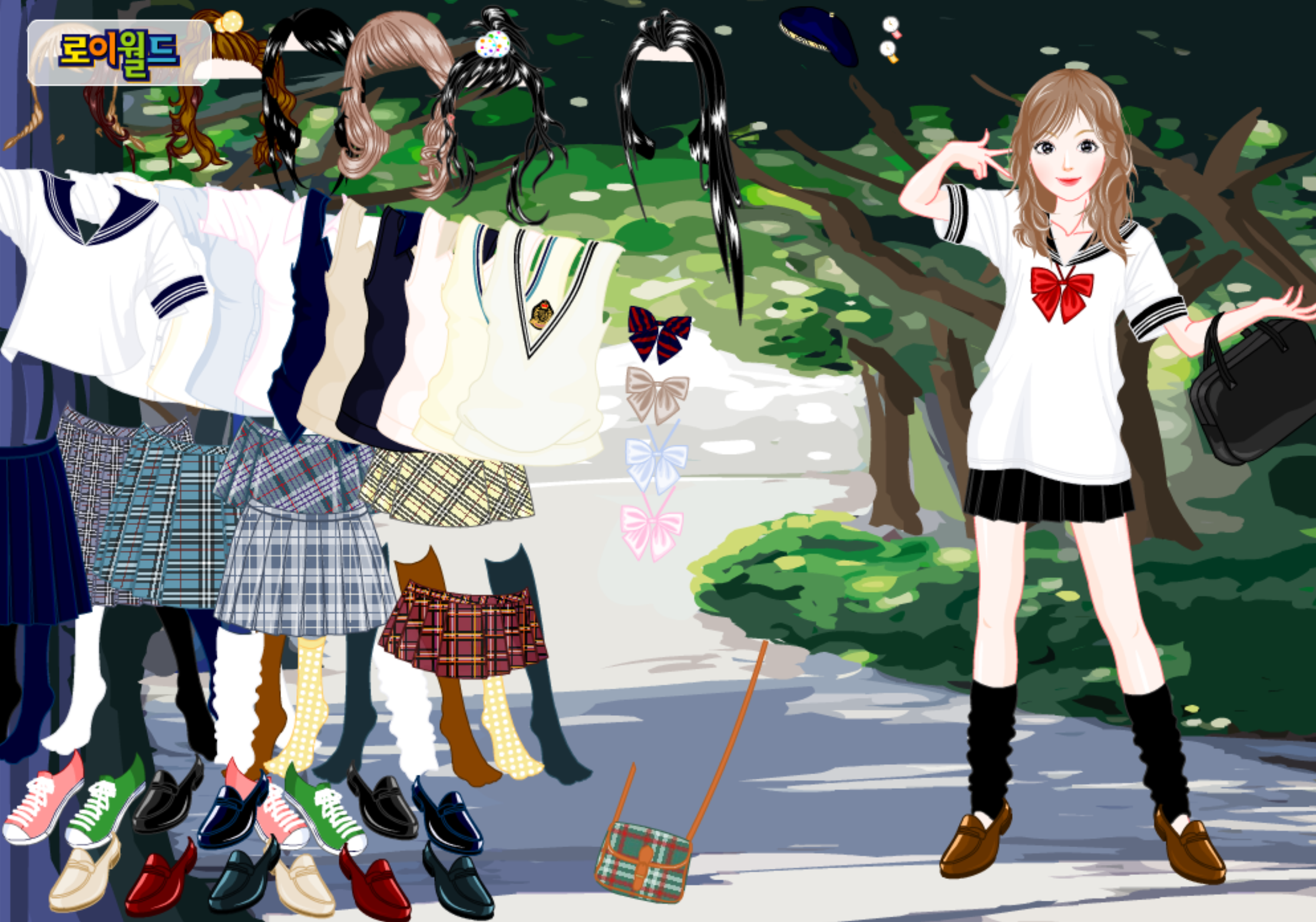 Roiworld High School Gal Dressup