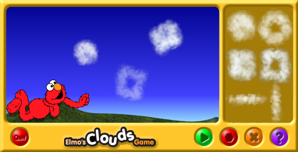 Elmo's Clouds Game