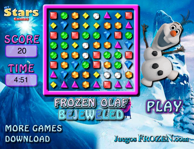 Frozen Olaf Bejeweled