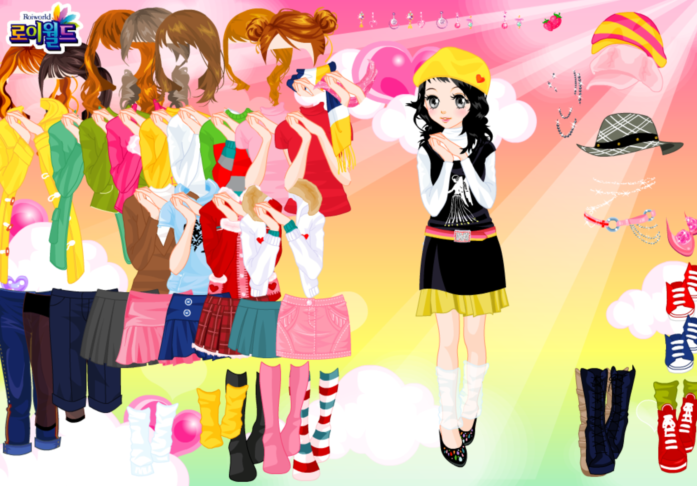 Roiworld Bright Clothes Dressup