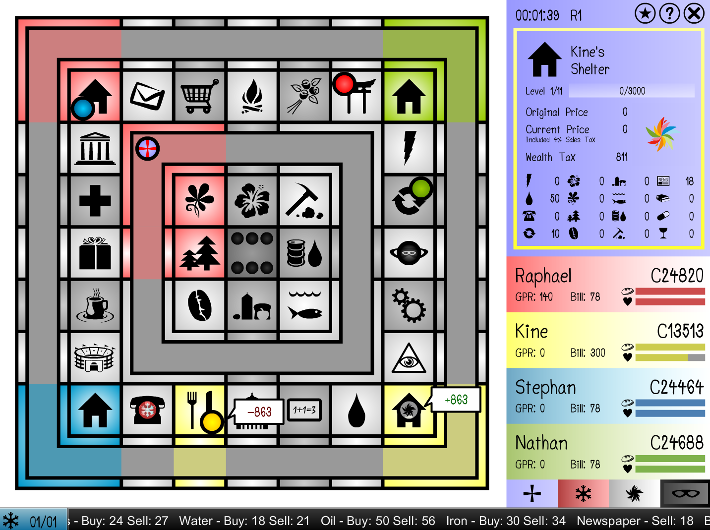 Miracle Village's Tetropoly