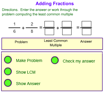 Adding Fractions