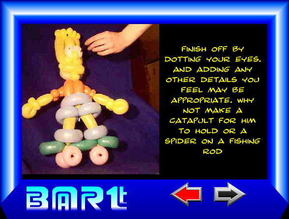 Instructions for a Bart Balloon Sculpture