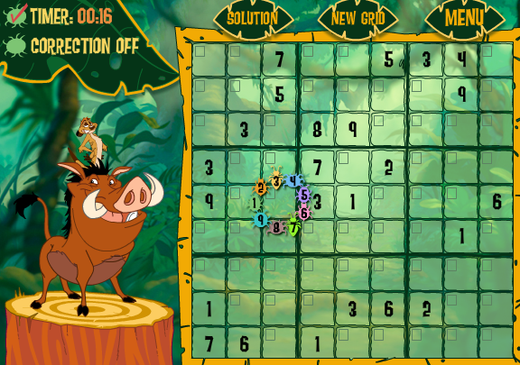 Timon & Pumbaa's Sudoku