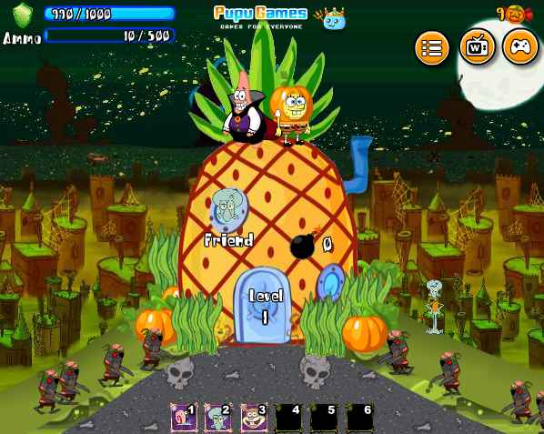 SpongeBob SquarePants Halloween Defense