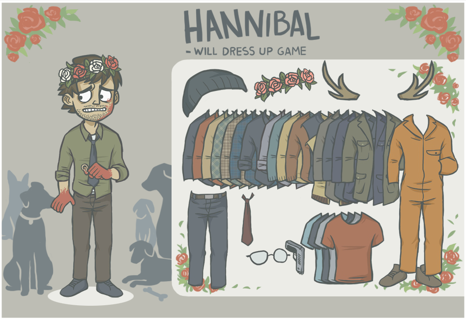 Hannibal - Will Graham Dress Up Game