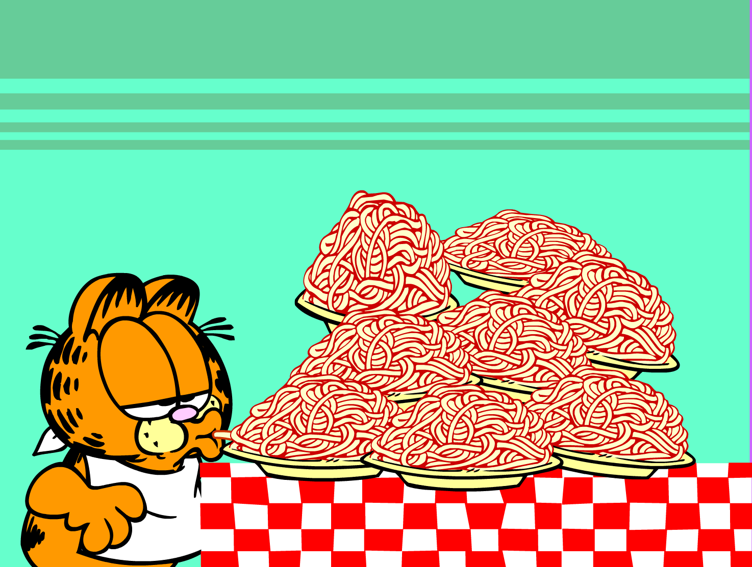 Garfield's Twelve Days of Christmas - day 8