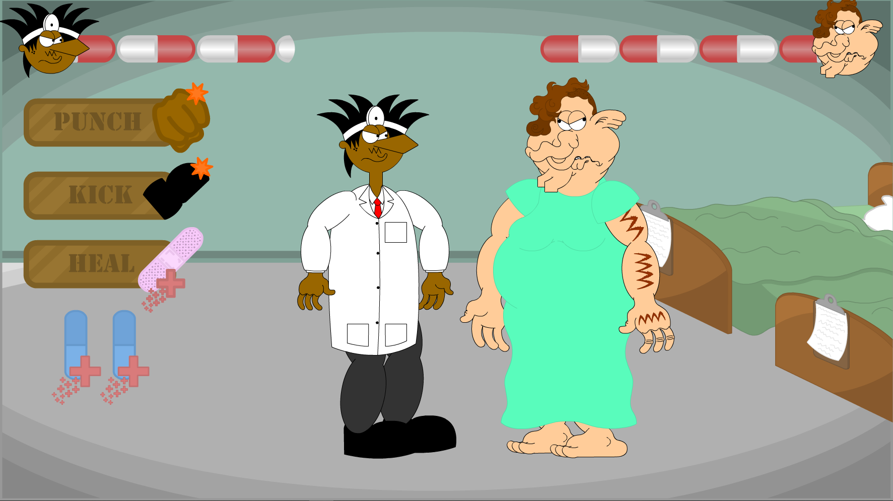 The Fiery Pill Throat Down Fight