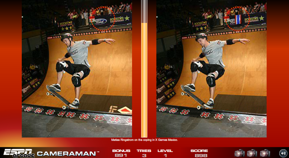 ESPN Arcade Cameraman