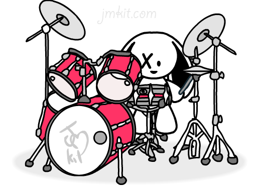 Jinx Drumming Bunny