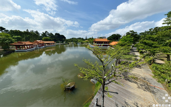 Chinese and Japanese Gardens Virtual Reality Image
