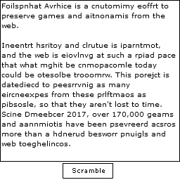 Cambridge Study Word Scrambler