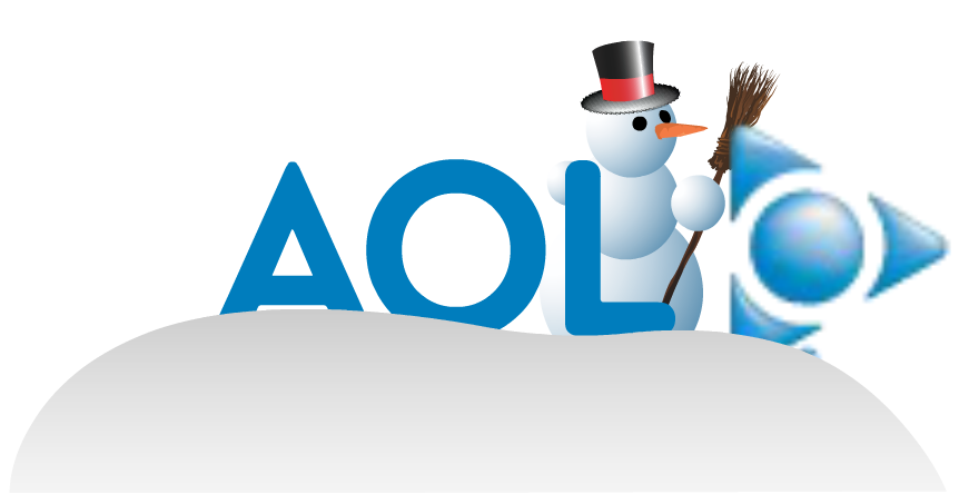 AOL Snowman