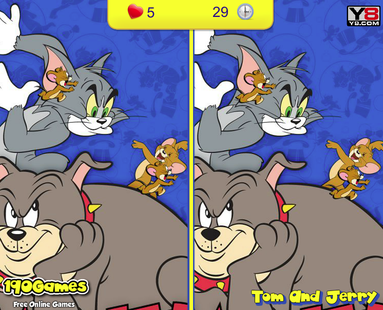 Tom and Jerry 3 Differences