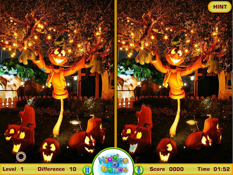 Halloween Jack O Lantern Difference