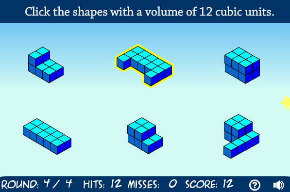 Volume Shape Game