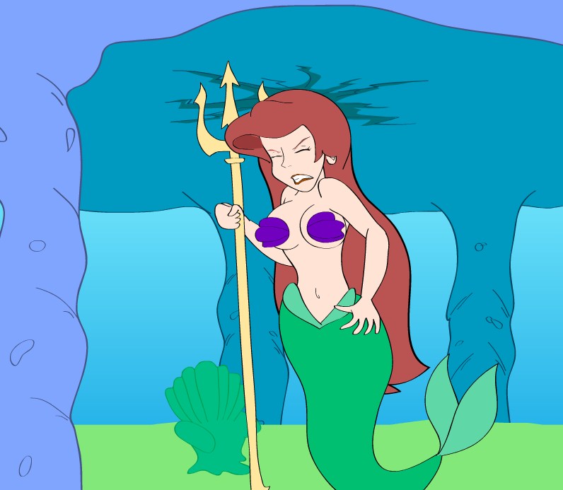 Ariel Abuses Her Father’s Trident