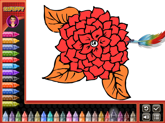 Coloring Book: Flowers