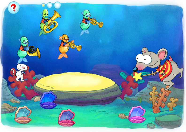 Toopy and Binoo: Musical Fish Game