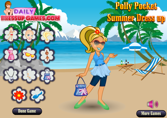 Polly Pocket Summer Dress Up