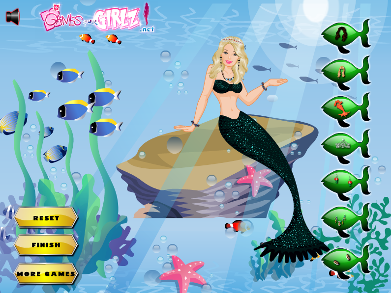 Mermaid Barbie Dressup