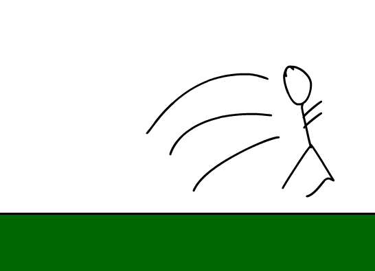 running stickman test