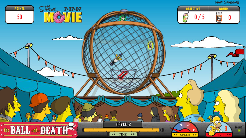 The Simpsons Movie: The Ball of Death