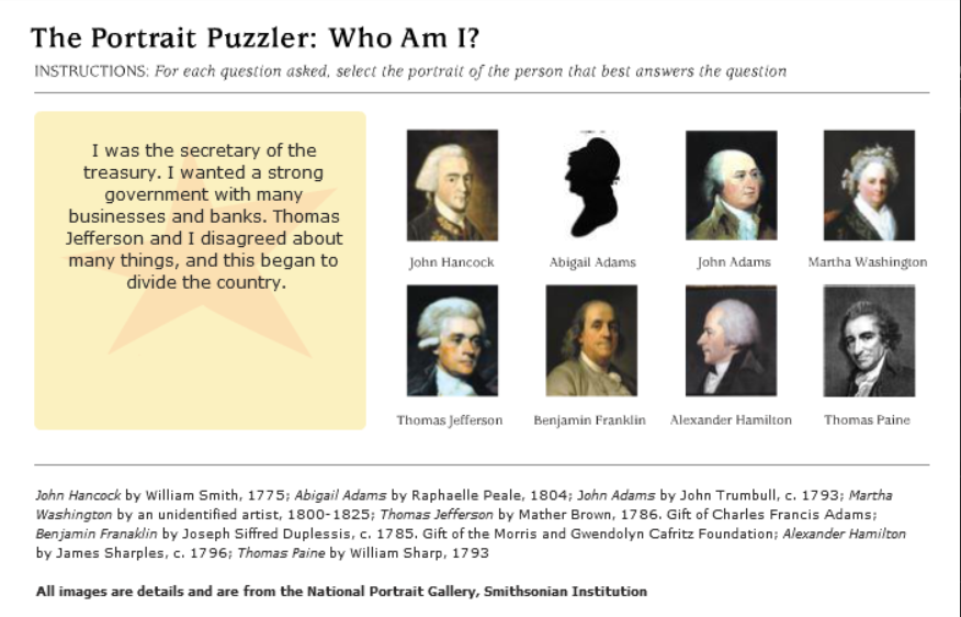 The Portrait Puzzler: Who Am I?