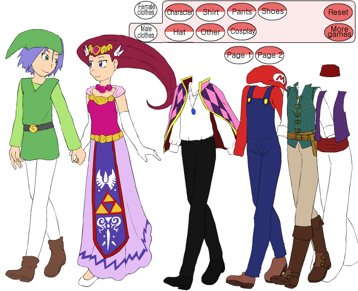 Pokemon Pairings Dress Up