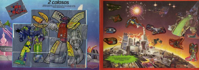 Álbum de Figurinhas Transformers