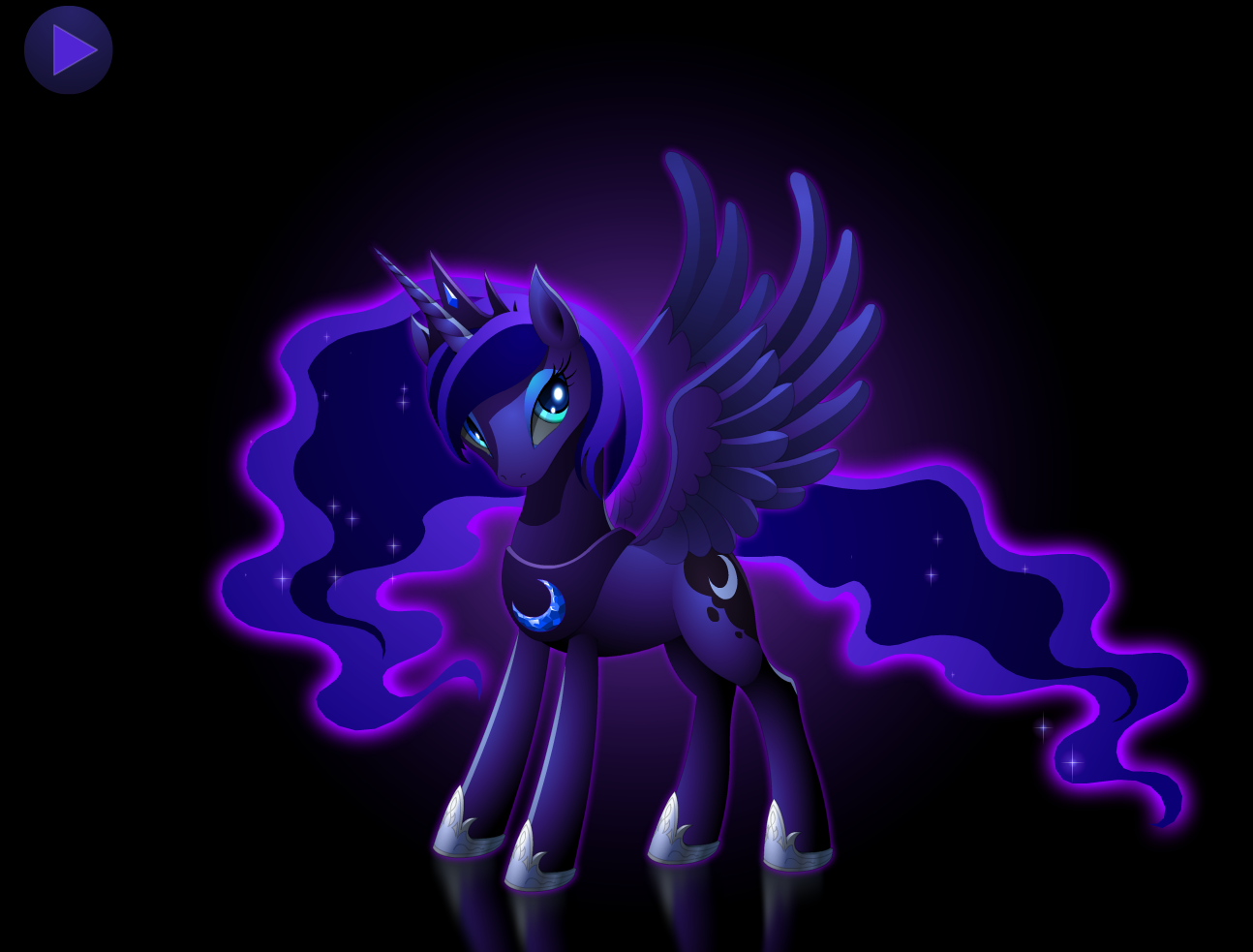 Twitch the Luna's tail