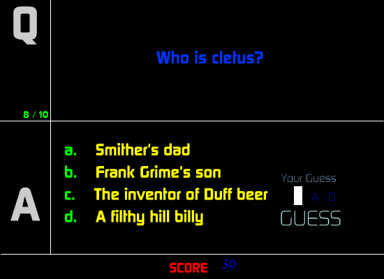 The Simpsons Quiz