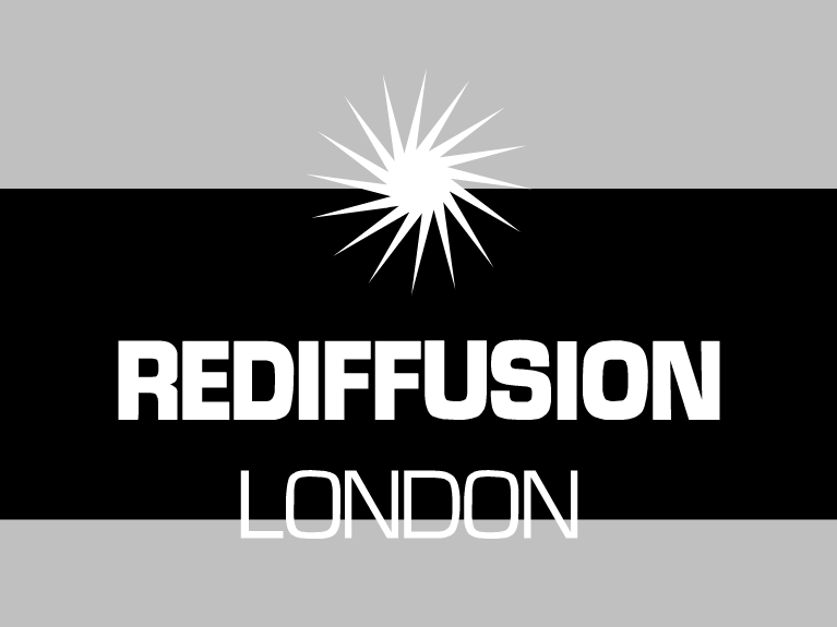 Rediffusion London Logo - Black