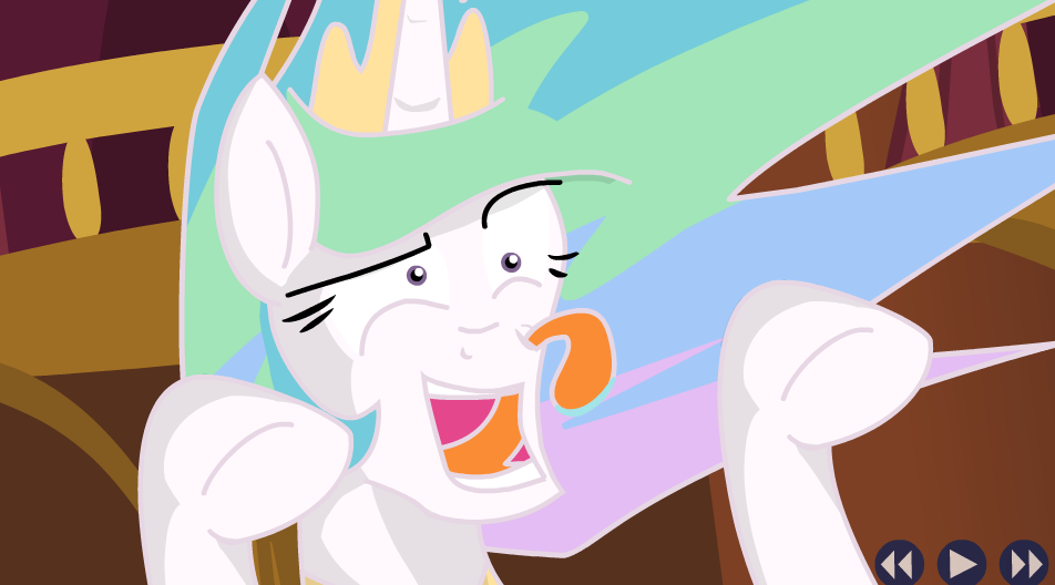 Celestia's Crazy Face