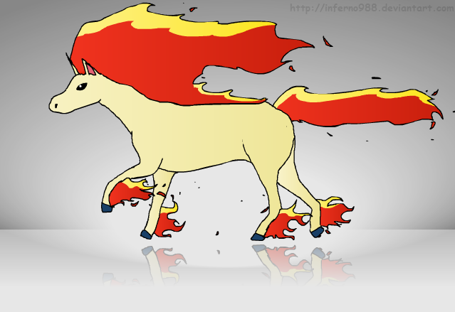 + Rapidash 001:Animated +