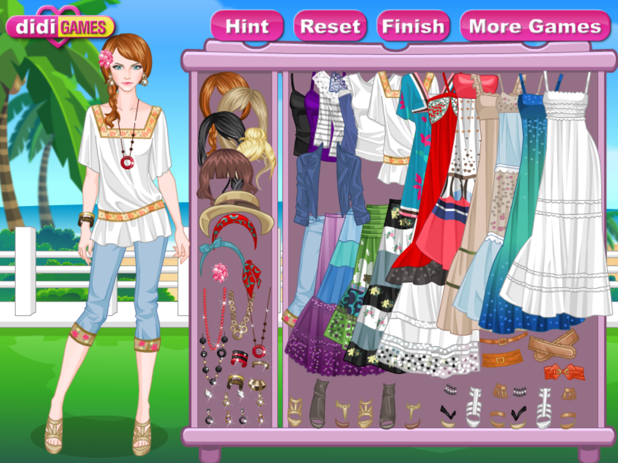 Bohemian Girl Dress Up Game