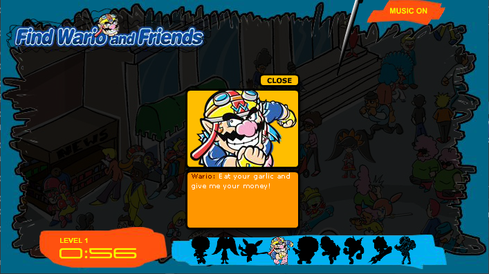 WarioWare Touched!: Find Wario and Friends