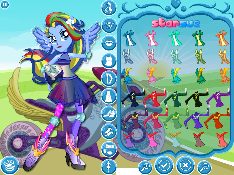 My Little Pony Equestria Girls: Friendship Games – Rainbow Dash Motocross Style