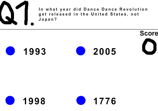 The Dance Dance Revolution Quiz