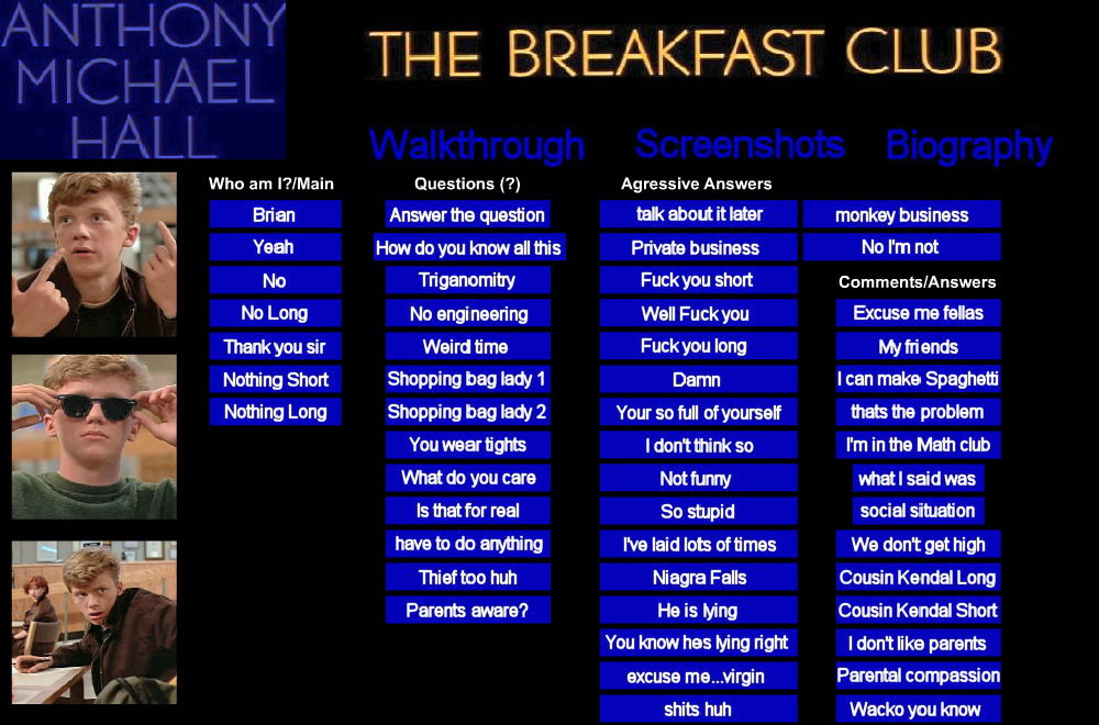 Anthony Michael Hall Soundboard